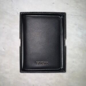 GUESS Black Elite Passport Case‎ 2019 Travel Wallet Holder New in Box